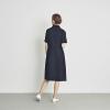 「ケイ.アンビエンテ ジルスチュアート ショールカラーワンピース ネイビーS JS1002 1枚　白衣（取寄品）」の商品サムネイル画像5枚目