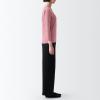 「【レディース】無印良品 あったか綿 厚手 Uネック八分袖Tシャツ 婦人 M ピンク 良品計画」の商品サムネイル画像4枚目