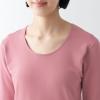 「【レディース】無印良品 あったか綿 厚手 Uネック八分袖Tシャツ 婦人 M ピンク 良品計画」の商品サムネイル画像6枚目