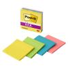 「スリーエム(3M) ポストイット ふせん 付箋 強粘着 ノート 75mm×75mm マルチカラー8 1ケース（4冊入） 654SS-MC-8」の商品サムネイル画像2枚目