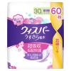 「P＆G ウィスパー うすさら吸水 吸水ケア 吸水ナプキン 30cc 大容量 4987176194084 1パック（60枚入）」の商品サムネイル画像2枚目