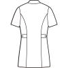 「AITOZ（アイトス） ナースジャケット（パイピング） 女性用 半袖 サックスブルー M 861338-007　白衣」の商品サムネイル画像2枚目