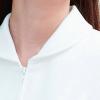 「AITOZ（アイトス） ナースジャケット（パイピング） 女性用 半袖 サックスブルー M 861338-007　白衣」の商品サムネイル画像3枚目