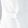 「AITOZ（アイトス） ナースジャケット（パイピング） 女性用 半袖 ホワイト L 861338-001　白衣」の商品サムネイル画像4枚目