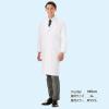 「住商モンブラン 男子長袖診察衣サックス シングル 3L 51-603 1枚　白衣　ドクターコート　メンズ」の商品サムネイル画像3枚目