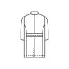「KAZEN メンズ薬局衣 251 1枚　白衣　ドクターコート」の商品サムネイル画像3枚目