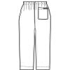 「KAZEN 男女兼用スラックス 155-97-M 1枚　スクラブ」の商品サムネイル画像2枚目