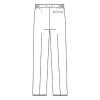 「フォーク　男子パンツ　5010CR-7　ネイビー　M　白衣」の商品サムネイル画像2枚目