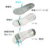 「富士ゴムナース カ】4800ー1 ホワイト 24.5 M)4800-1-24.5 1足　シューズ　レディス　メンズ」の商品サムネイル画像3枚目