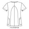 「フォーク レディスジップスクラブ Lピンク L HI704-3-L 1枚　スクラブ」の商品サムネイル画像4枚目