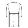 「KAZEN メンズ薬局衣 251 1枚 2-9352-04　白衣　ドクターコート」の商品サムネイル画像3枚目