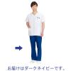 「フォーク メンズストレートパンツ Dネイビー L 5018SC-17 1枚　スクラブ」の商品サムネイル画像4枚目