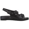 「ファーストレイト 2ベルトサンダル ブラック LLサイズ25~25.5 FR-642 1足　ナースサンダル」の商品サムネイル画像2枚目
