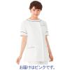「アイトス ノーカラーチュニック ピンク LL 861117-060-LL 1枚　白衣」の商品サムネイル画像2枚目