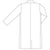 「住商モンブラン 女子シングル診察衣 長袖 白 M 81-481 1枚　白衣　ドクターコート　レディース」の商品サムネイル画像4枚目