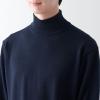 「【SALE】 【メンズ】無印良品 洗えるウールハイゲージハイネックセーター 紳士 M ダークネイビー 良品計画」の商品サムネイル画像6枚目