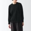 「【SALE】 【レディース】無印良品 洗えるミラノリブ編みクルーネックセーター 婦人 S 黒 良品計画」の商品サムネイル画像2枚目