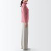 「【レディース】無印良品 あったか綿 厚手 タートルネック長袖Tシャツ 婦人 M ピンク 良品計画」の商品サムネイル画像4枚目