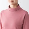 「【レディース】無印良品 あったか綿 厚手 タートルネック長袖Tシャツ 婦人 M ピンク 良品計画」の商品サムネイル画像7枚目