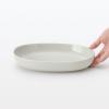 「無印良品 日常の器 オーバルボウル グレーベージュ 約25.5×18cm 良品計画」の商品サムネイル画像6枚目