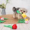 「紫のチューリップ 1個 犬用 おもちゃ アルクロース」の商品サムネイル画像3枚目