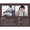 「YAMAZEN 洗える 電気ひざ掛け毛布 FUWARI 超ハイパイル仕上げ 120×60cm YLH-F43(LB) 1台」の商品サムネイル画像4枚目