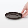 「無印良品 日常の器 プレート 小 ダークブラウン 約直径14cm 1セット（2枚） 良品計画」の商品サムネイル画像7枚目