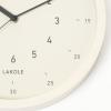 「【LAKOLE/ラコレ】 大きな掛け時計2 アイボリー」の商品サムネイル画像2枚目