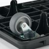 「無印良品 縦にも横にも連結できる再生ポリプロピレン平台車 ダークグレー 約幅27.5×奥行41×高さ7.5cm 2台 良品計画」の商品サムネイル画像4枚目