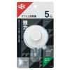 「レック プッシュ式吸盤フック(大) ボタンを押すと吸着力復活 5kg H-669 1セット(5個)」の商品サムネイル画像3枚目