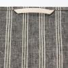 「無印良品 麻平織 マルチクロス ランダムストライプ 黒×生成 約50×50cm 1セット（3枚） 良品計画」の商品サムネイル画像5枚目
