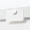 「無印良品 壁に付けられる家具長押マグネット付き オーク材突板 ライトグレー 30cm 1セット（2個） 良品計画」の商品サムネイル画像5枚目