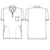 「ナガイレーベン 男女兼用ニットシャツ 介護ユニフォーム アプリコット M NX-2902（取寄品）」の商品サムネイル画像2枚目