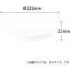 「【園芸用品】アップルウェアークラフトプレート 21型用 ホワイト 直径223mm 鉢用受皿　ガーデニング」の商品サムネイル画像2枚目