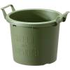 「【園芸用品】大和プラスチック グロウコンテナ 18型 グリーン 鉢 1.8L ガーデニング」の商品サムネイル画像2枚目