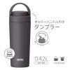 「サーモス 真空断熱ケータイタンブラー 420ml メタリックグレー JOV-420 MGY 1個」の商品サムネイル画像8枚目