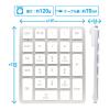 「【アウトレット】ミヨシ USBテンキー 26キータイプ シルバー TENUS02SL 1台　パソコン　数字　キーボード」の商品サムネイル画像7枚目