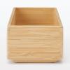 「無印良品 重なる竹材整理ボックス 小 約幅8.5×奥行26×高さ5.5cm 良品計画」の商品サムネイル画像2枚目