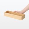 「無印良品 重なる竹材整理ボックス 小 約幅8.5×奥行26×高さ5.5cm 良品計画」の商品サムネイル画像8枚目