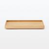 「無印良品 重なる竹材長方形ボックス フタ ハーフ 約幅26×奥行18.5×高さ2.5cm 1セット（2個） 良品計画」の商品サムネイル画像3枚目