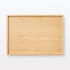 「無印良品 重なる竹材長方形ボックス フタ ハーフ 約幅26×奥行18.5×高さ2.5cm 1セット（2個） 良品計画」の商品サムネイル画像5枚目