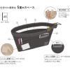 「kleid メッシュポーチ A5サイズ対応 チャコール 8471-01 1個」の商品サムネイル画像6枚目