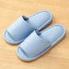 「レザー風外縫いスリッパ M ブルー 1パック（5足：1足×5）」の商品サムネイル画像3枚目