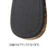 「富士工業 布地風スリッパ デコア 前開き Lサイズ ブラック AK137BK 1足」の商品サムネイル画像3枚目