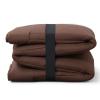 「アイリスオーヤマ 布団5点セット コンパクトサイズ 組みふとん 寝具 介護 仮眠室 車中泊 毛布付き 枕 KFS-C5S ブラウン 1セット」の商品サムネイル画像3枚目