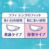 「生理用品 ソフィ シンクロフィット 特に多い昼用 厚型タイプ トイレに流せる 1セット （20ピース×3個） ユニ・チャーム」の商品サムネイル画像8枚目