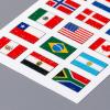 「奥山商会 ラメ入りシール 万国旗 CR329 1セット(5枚)」の商品サムネイル画像2枚目