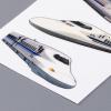 「奥山商会 ラメ入りシール 東海道 ZR503 1セット(5枚)」の商品サムネイル画像2枚目