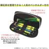 「【アウトレット】クツワ PUMA(プーマ) ホルダートレーペンケース ブラック PM407BK 1個」の商品サムネイル画像2枚目