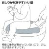 「【1歳6ヵ月頃から】ソフト補助便座K 1グレー 1個 リッチェル 抗菌 やわらか素材」の商品サムネイル画像7枚目